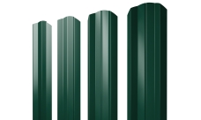 Штакетник М-образный А фигурный 0,4 PE RAL 6005 зеленый мох