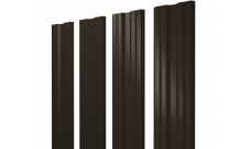 Штакетник Twin 0,45 PE RR 32 темно-коричневый
